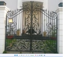Mẫu cửa cổng biệt thự