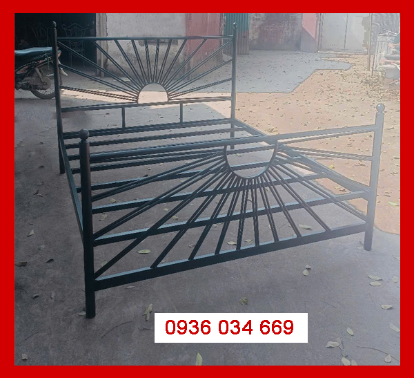 giường sắt lắp ghép