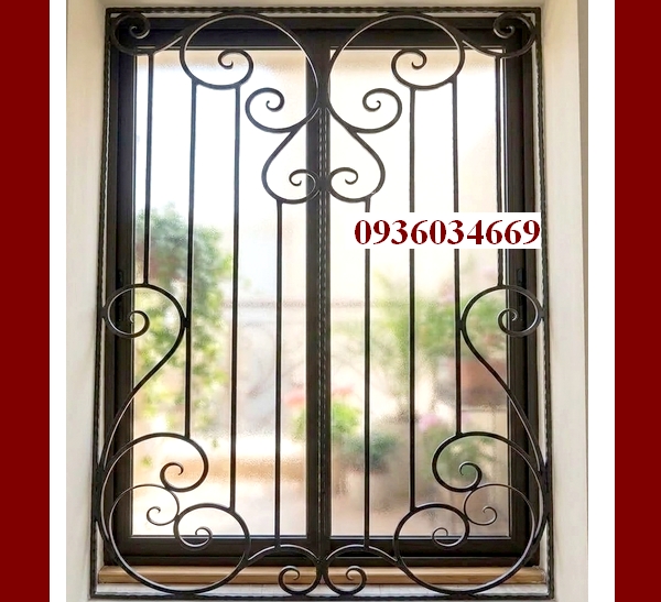 mẫu cửa sổ sắt nghệ thuật