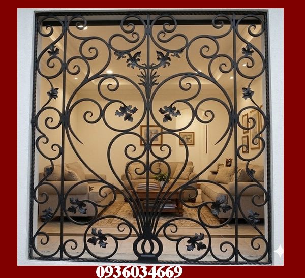 cửa sổ sắt nghệ thuật tại hà nội