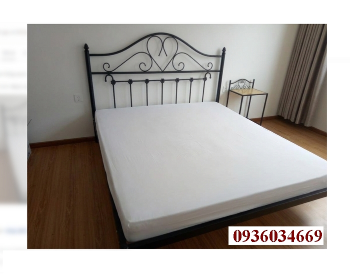 giường sắt phong cách tân cổ điển