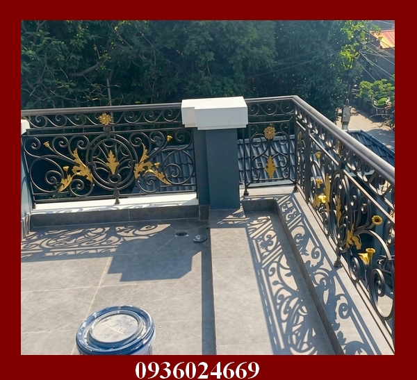 lan can sắt mỹ thuật