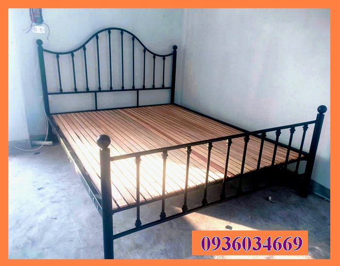 mẫu giường sắt đơn giản
