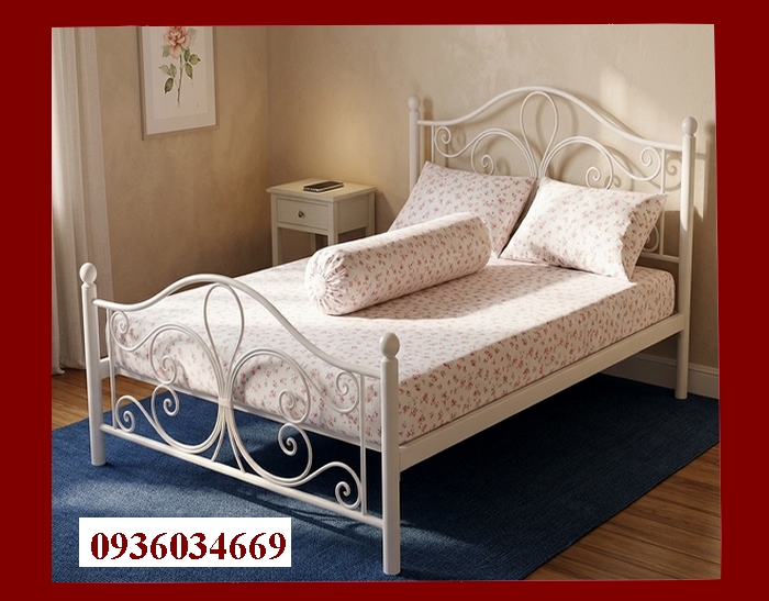 giường sắt kích thước 1m2