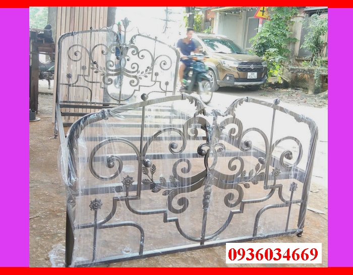 giường sắt 1m2