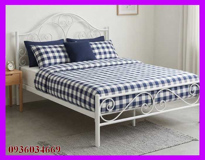 giường sắt nghệ thuật