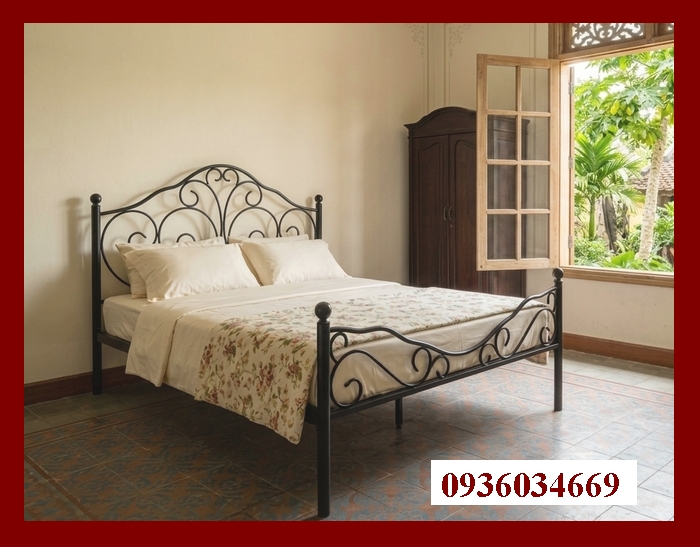giường sắt tân cổ điển