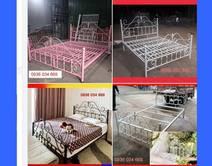 mẫu giường sắt mẫu giường sắt công chúa