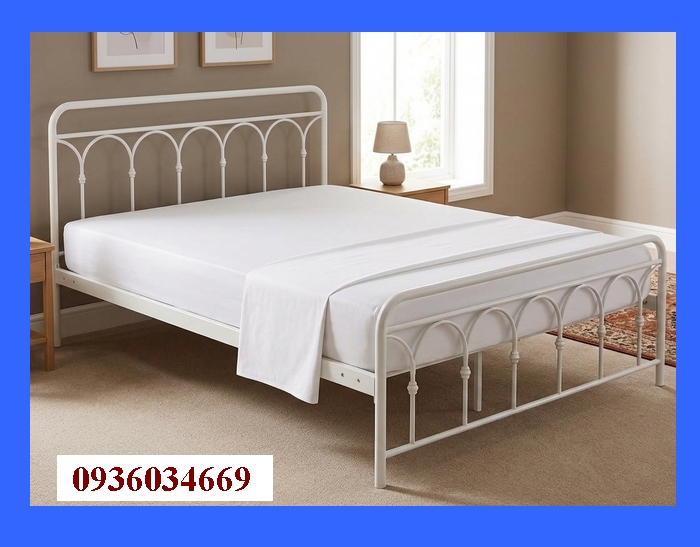 giường sắt mẫu giường hiện đại