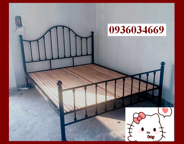 giường sắt 1m2