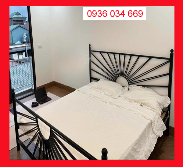 giường sắt mỹ thuật