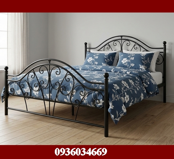 giường sắt tân cổ điển