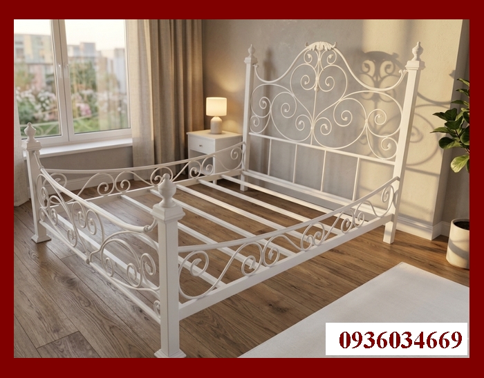 giường sắt tân cổ điển