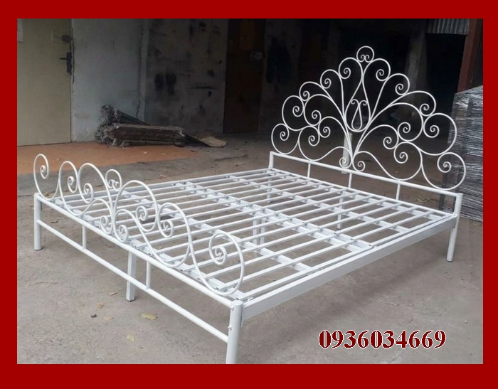 mẫu giường sắt tân cổ điển