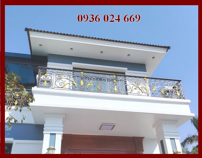 lan can sắt mỹ thuật