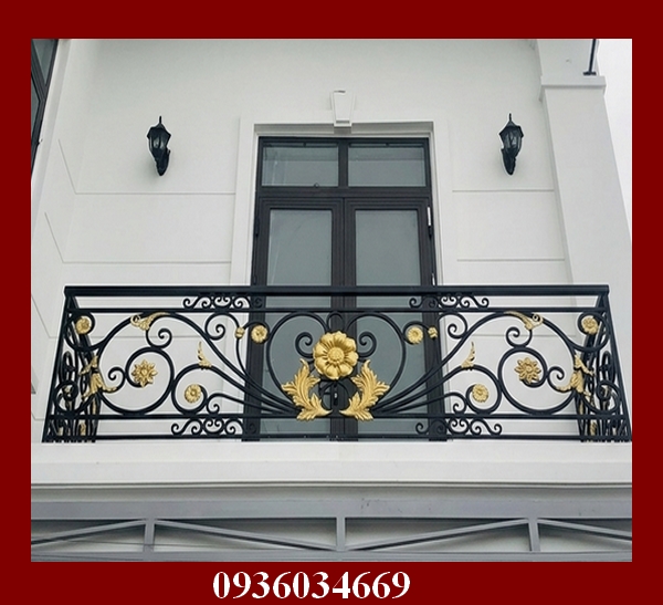 lan can sắt mỹ thuật