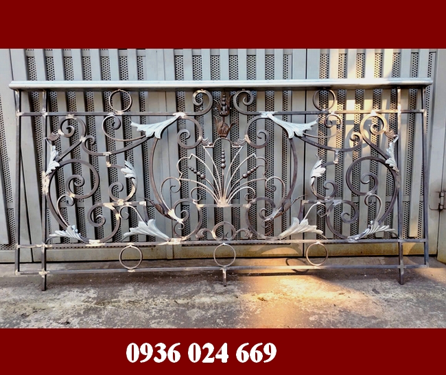 mẫu lan can sắt mỹ thuật