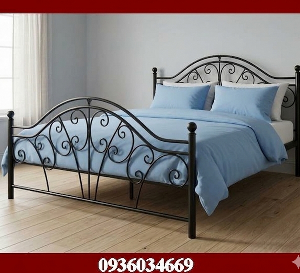 mẫu giường sắt mới