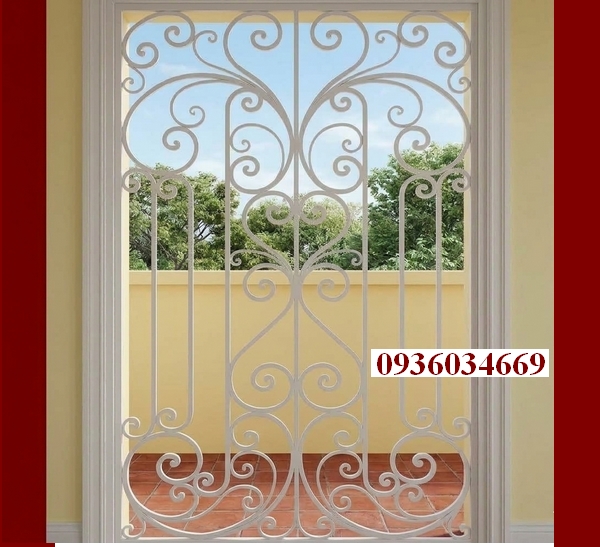gia công sản xuất cửa sổ sắt mỹ thuật